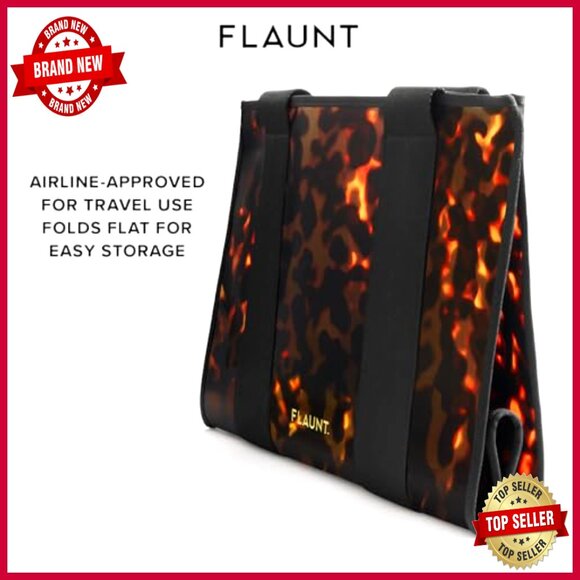 Large Foldable Tote Bag with Phone Pouch, Airline Approved, Machine Washable - Picture 6 of 6